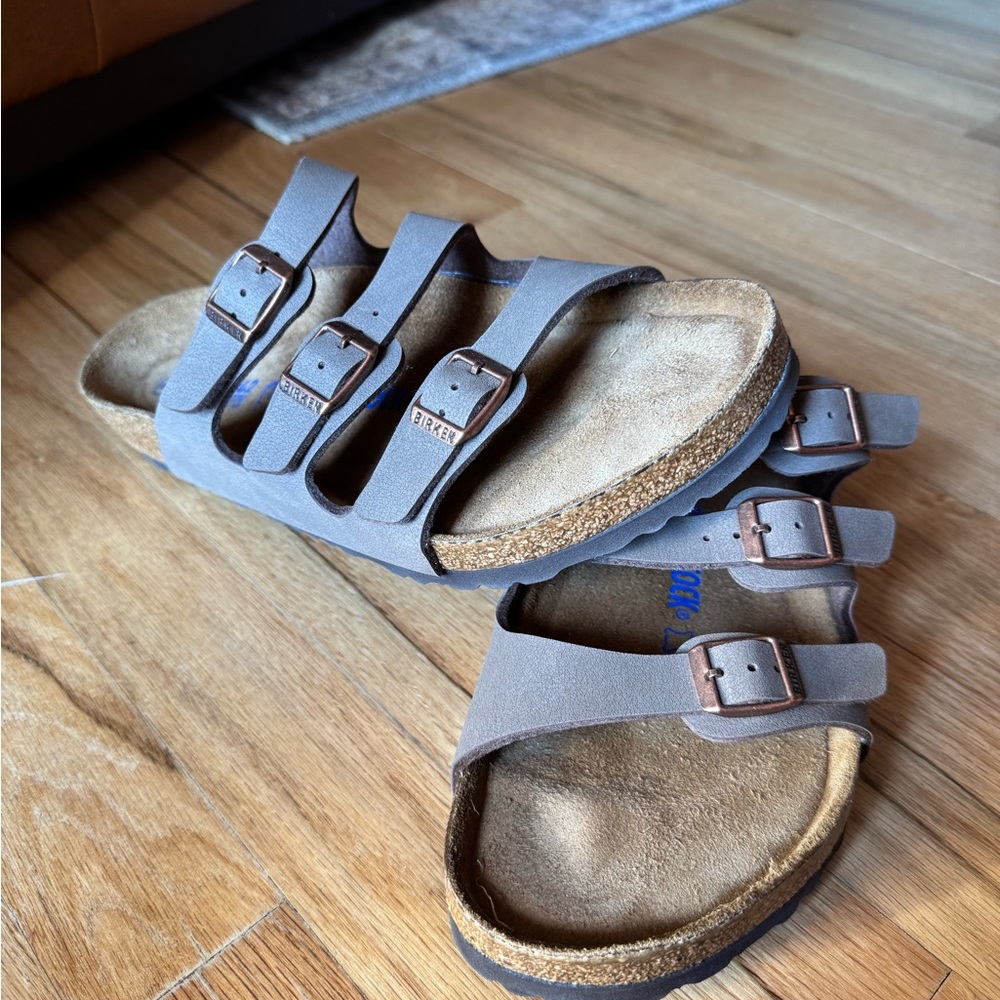 Birkenstock Florida Sandals in Mocha Heather